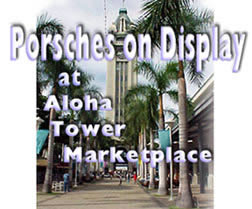 Porsches on Display